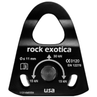 Rock Exotica P21 Mini Machined Pulley Black