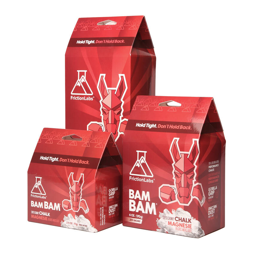 Friction Labs Bam Bam 5oz (142g) - Fine Texture - The New Standard in chalk  for Rock climbing, crossfit, and Powerliftin