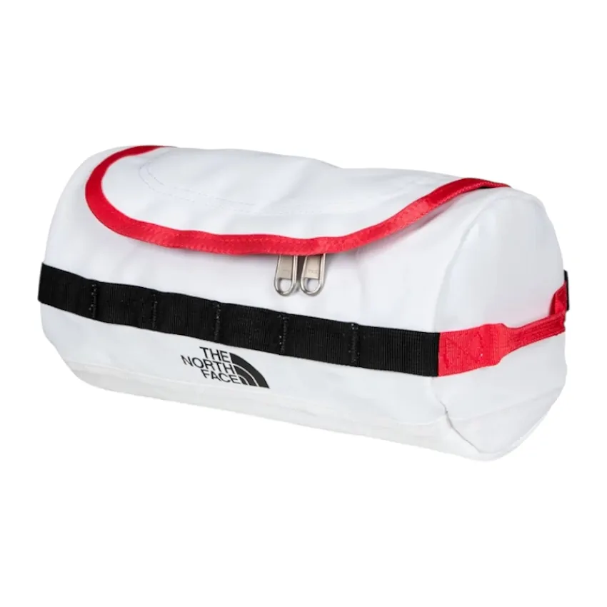 Large View The North Face Base Camp Travel Canister - TNF White/TNF Black/Elevation Red (Size: Small)