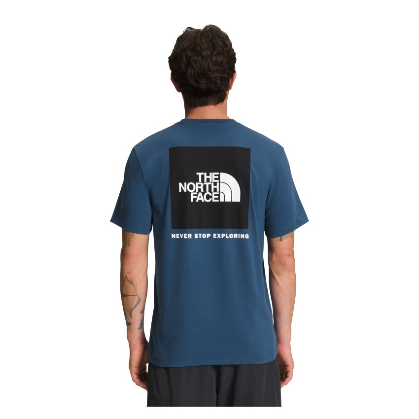 The North Face Men's S/S Box NSE Tee - Shady Blue