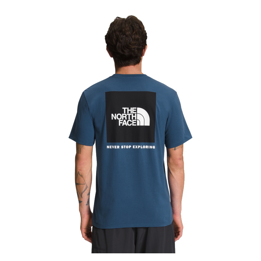 The North Face Men's S/S Box NSE Tee Shady Blue