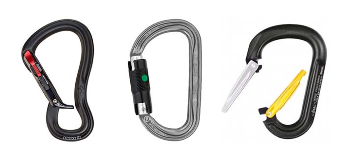 Magnetic Gate Carabiners, Ball and Dual Gate Carabiners