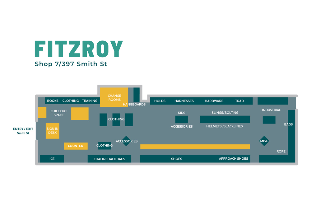 map of fitzroy store layout