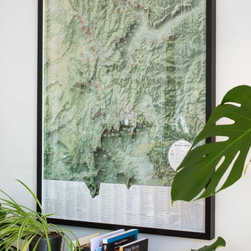 Blue Mountains Crag Map
