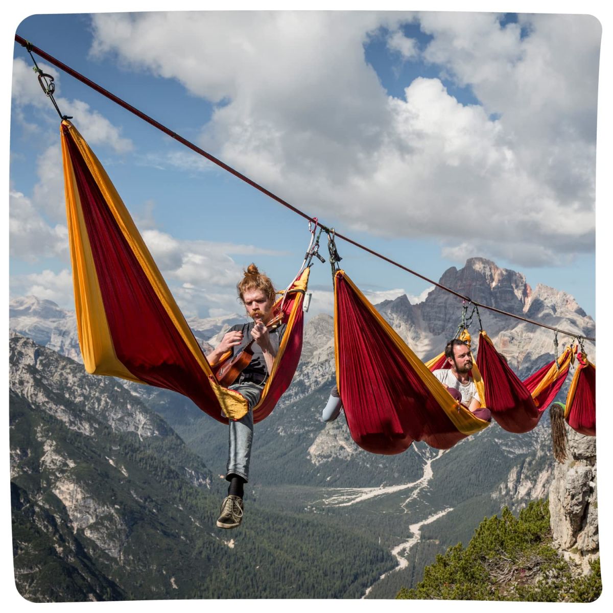 hammocks on a highline