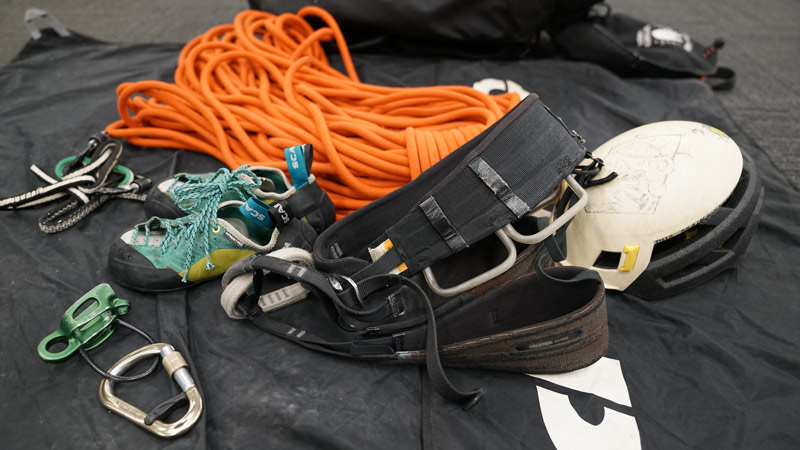sport climbing equipment