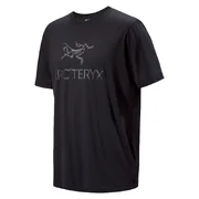 Arc'teryx Arc'Word Logo Short Sleeve Men's Tee (Colour: Black, Size: Extra Small)