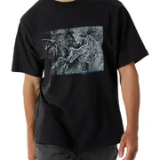 Arc'teryx Kragg Cotton Lithographica SS Men's (Colour: Black, Size: S)