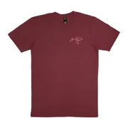 Climbing Anchors Bin Chicken Tee (Colour: Berry, Size: Extra Small)