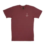 Climbing Anchors Tee (Colour: Berry, Size: Extra Small)