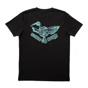 Climbing Anchors EP Bin Chicken Tee (Colour: Black/Aqua, Size: Extra Small)