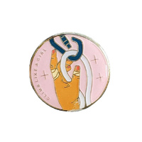 Climb Culture Climb Like A Girl PIN - Pink