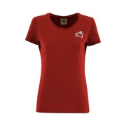 E9 Awa Tee - Tomato (Size: XXS) - Clearance