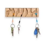 fujfuj Classic 2 Oak Wood Key Holder (Style: Nuts)