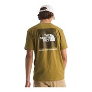 The North Face Men's Short Sleeve Box NSE Tee (Colour: Amber Green/Moss Green, Size: Medium)