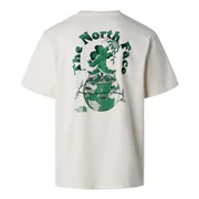 The North Face M's Retro Earth Relaxed Graphic Tee - White Dune (Size: S)