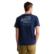 The North Face M's Mountain Sketch Regular Graphic Tee - Summit Navy (Size: S)