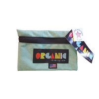 Organic Ditty Bag - Teal w Black Zip