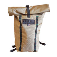 Organic Roll Pack - Sand Tan w Black Daisy