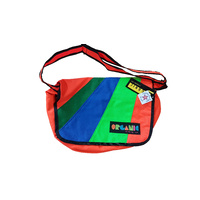 Organic Artist Tote Bag - Orange/Green/Blue