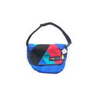 Organic Artist Tote Bag - Blue/Black/Red