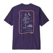 Patagonia Men's Clean Climb Roots Responsibili-Tee - Plummet Purple (Size: Small)