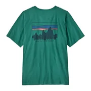 Patagonia M's '73 Skyline T-Shirt (Colour: Gem Green, Size: Extra Small)