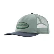 Patagonia Relaxed Trucker Hat - '95 Oval Logo: Cover Green