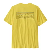 Patagonia Men's P-6 Logo Responsibili-Tee - P-6 Outline: Lemon Zest (Size: Extra Large)