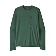 Patagonia M's L/S Cap Cool Sun Shirt (Colour: Canopy Green - Light Canopy Green X-Dye, Size: Extra Small)