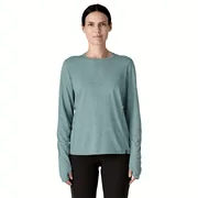 Patagonia W's L/S Cap Cool Sun Shirt (Colour: Nouveau Green - Blue Sage X-Dye, Size: Extra Small)