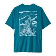 Patagonia M's Cap Cool Daily Shirt - Cloud Crag (Colour: Glacial Blue - Light Glacial Blue X-Dye, Size: Extra Small)