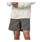 Patagonia Men's Baggies Longs - 7 in. (Colour: Fitz Roy Patchwork: Ink Black, Size: Small)