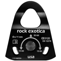 Rock Exotica P21 Mini Machined Pulley Black