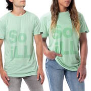 So iLL Stacked Logo Tee Seafoam (Size: Extra Small)