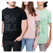 So iLL Stacked Logo Tee Seafoam (Size: Extra Small)