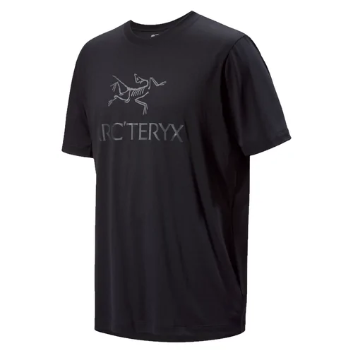 Arc'teryx Arc'Word Logo Short Sleeve Men's Tee - Black