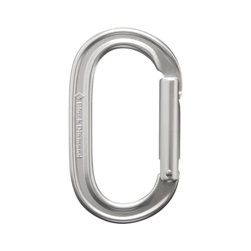 Black Diamond Oval Keylock Carabiner - Polished