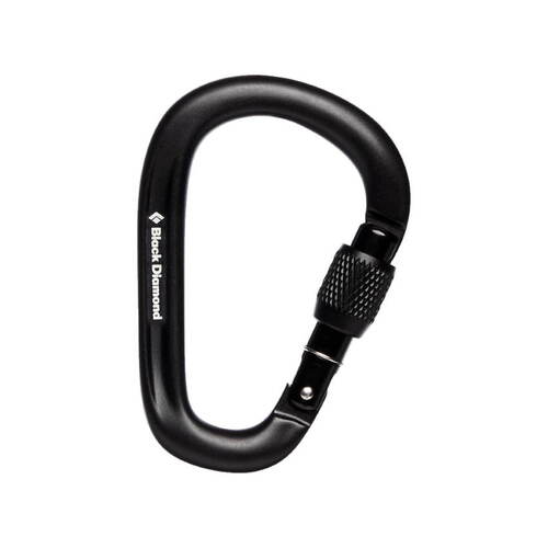 Black Diamond PearLock Screw Gate (Colour: Black)