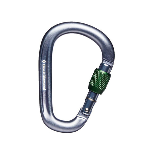 Black Diamond PearLock Screw Gate (Colour: Grey)