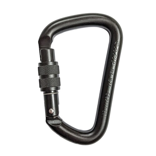 C.A.M.P. 1877 Steel D Screw Gate - Black