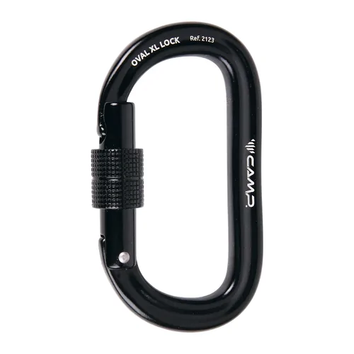 C.A.M.P. Oval XL Screw Gate (Colour: Black)