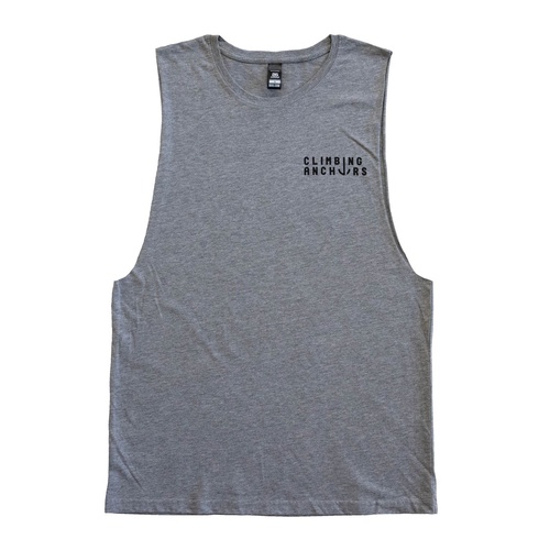 Climbing Anchors Singlet - Grey Marle