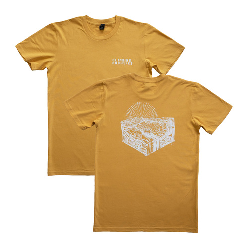 Climbing Anchors 2020 Tee Mens - Mustard