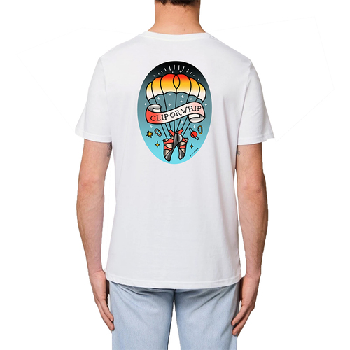 Climb Culture Clip or Whip Unisex Organic Tee