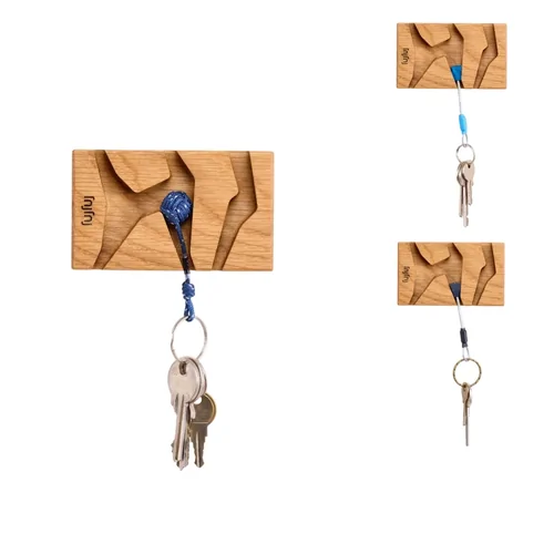 fujfuj Mini 2 Key Holder - Oak Wood