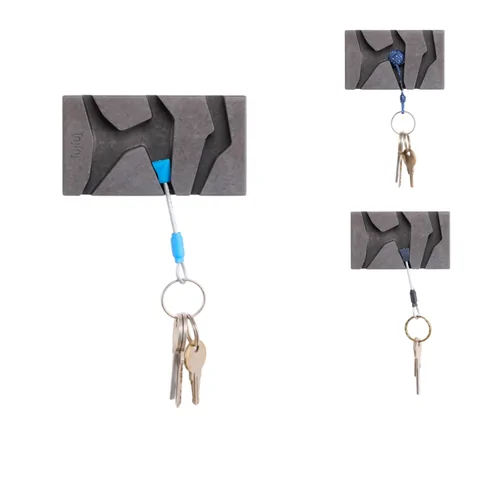 fujfuj Mini 2 Key Holder - Concrete
