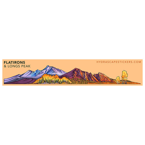 Hydrascape Miniscape Sticker - Flatirons