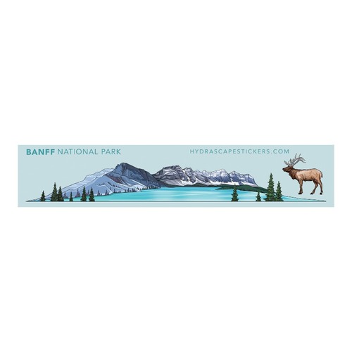 Hydrascape Miniscape Sticker - Banff