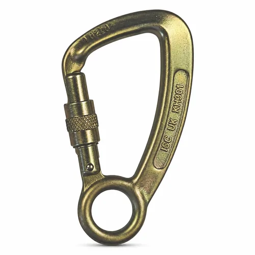ISC Captive Eye Steel Screw Gate (Colour: Gold)